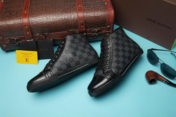 LV High-Top Fashion Men Shoes--104